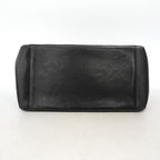 Chanel Chain Tote Bag Quilted Caviar Leather Black Gold — view 3