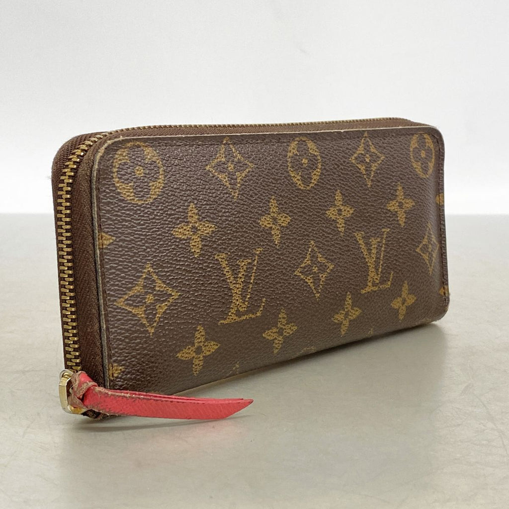Louis Vuitton Wallet Monogram Portefeuille Clemence Brown Hot Pink — view 2