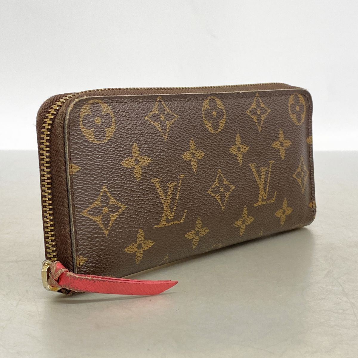 Louis Vuitton Wallet Monogram Portefeuille Clemence Brown Hot Pink — view 2