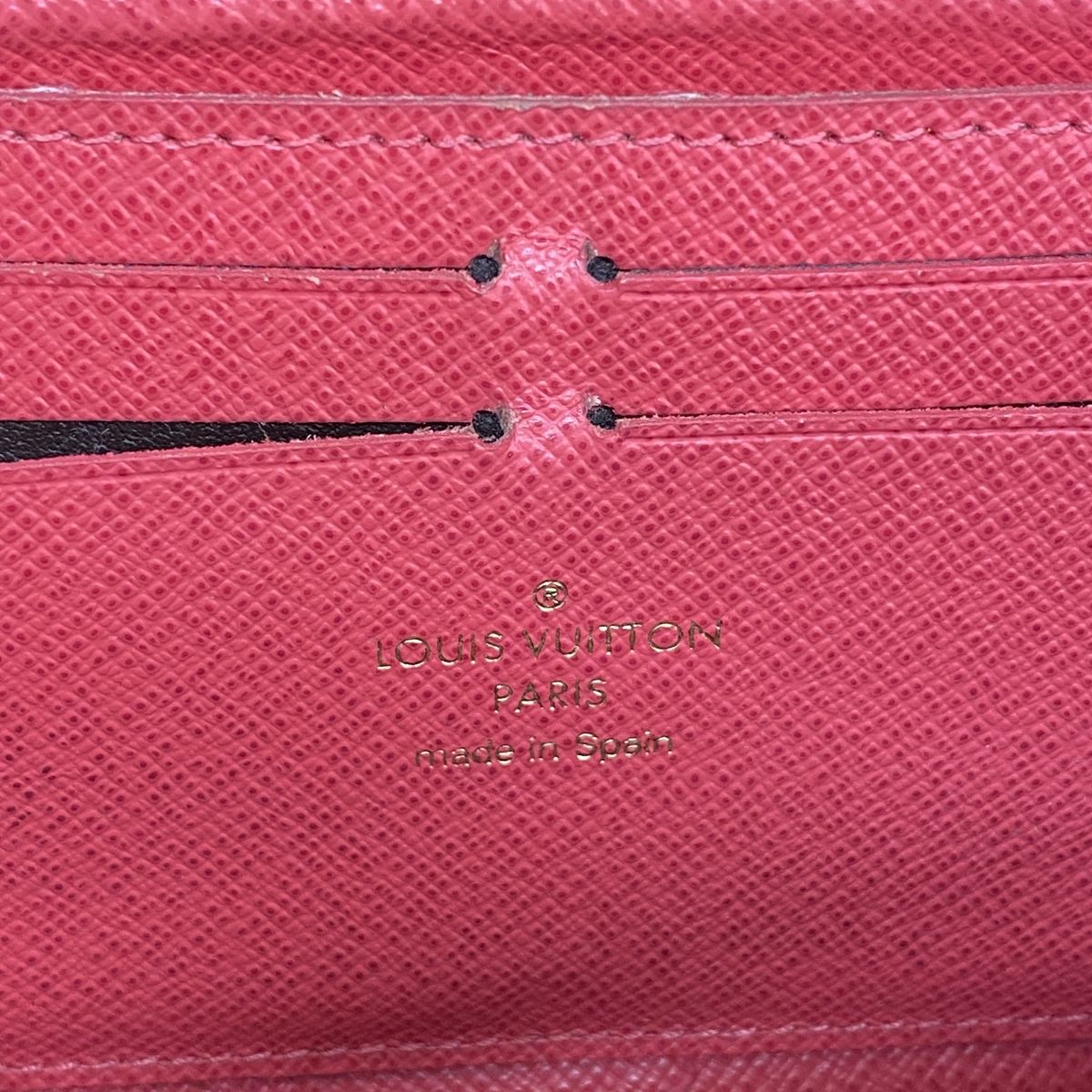 Louis Vuitton Wallet Monogram Portefeuille Clemence Brown Hot Pink — view 4