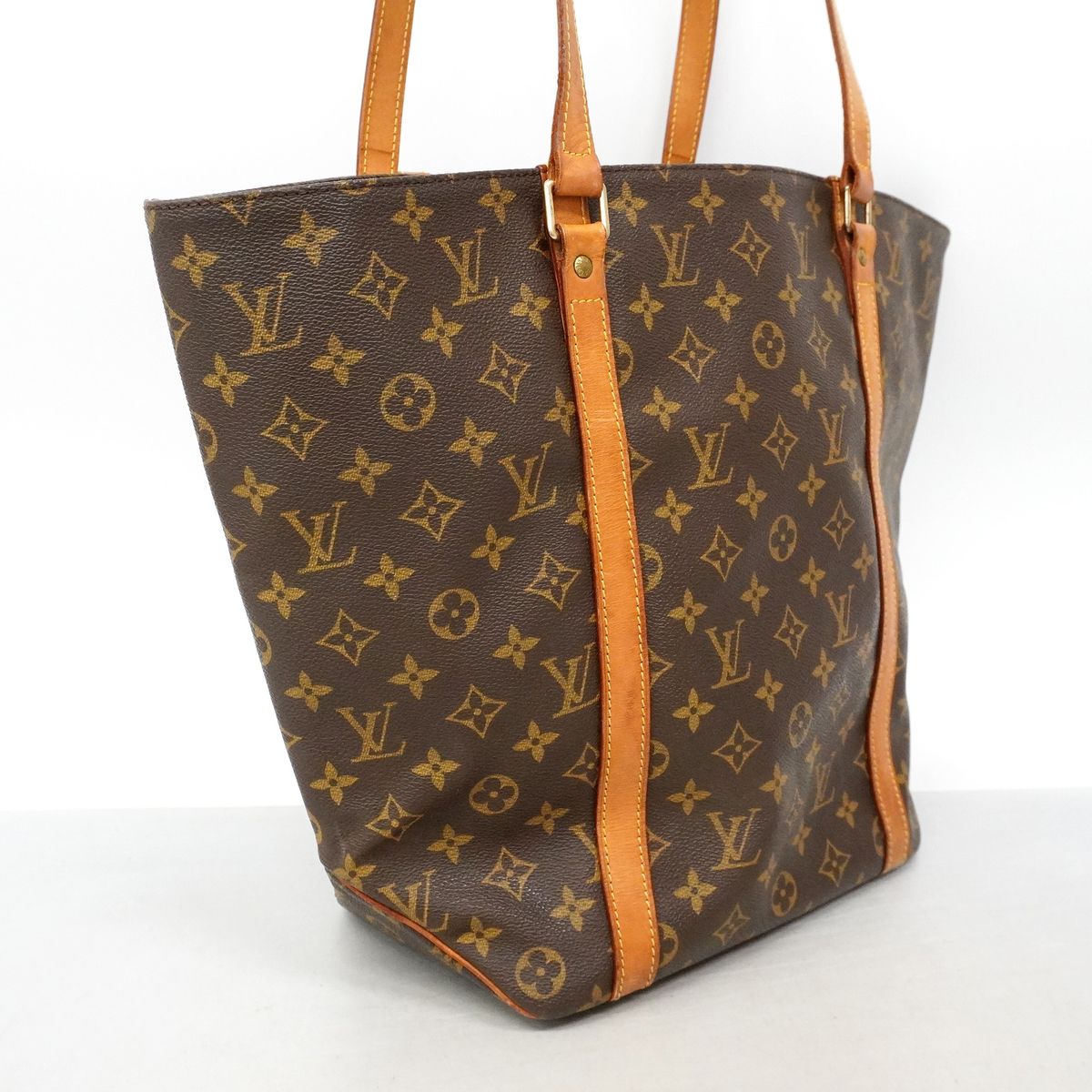 Louis Vuitton Tote Bag Monogram Sac Shopping Brown — view 2