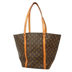Louis Vuitton Tote Bag Monogram Sac Shopping Brown