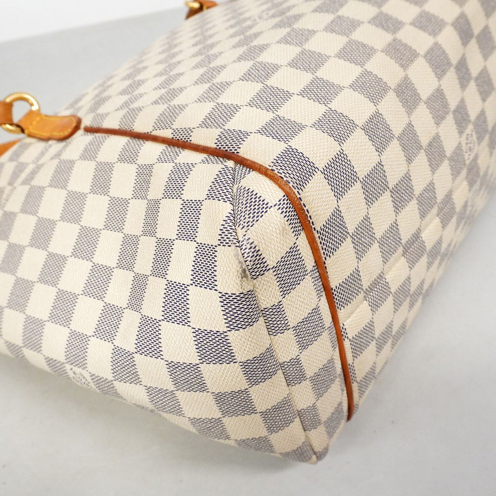 Louis Vuitton Tote Bag Damier Azur Totally MM White — view 6