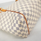 Louis Vuitton Tote Bag Damier Azur Totally MM White — view 6