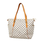 Louis Vuitton Tote Bag Damier Azur Totally MM White