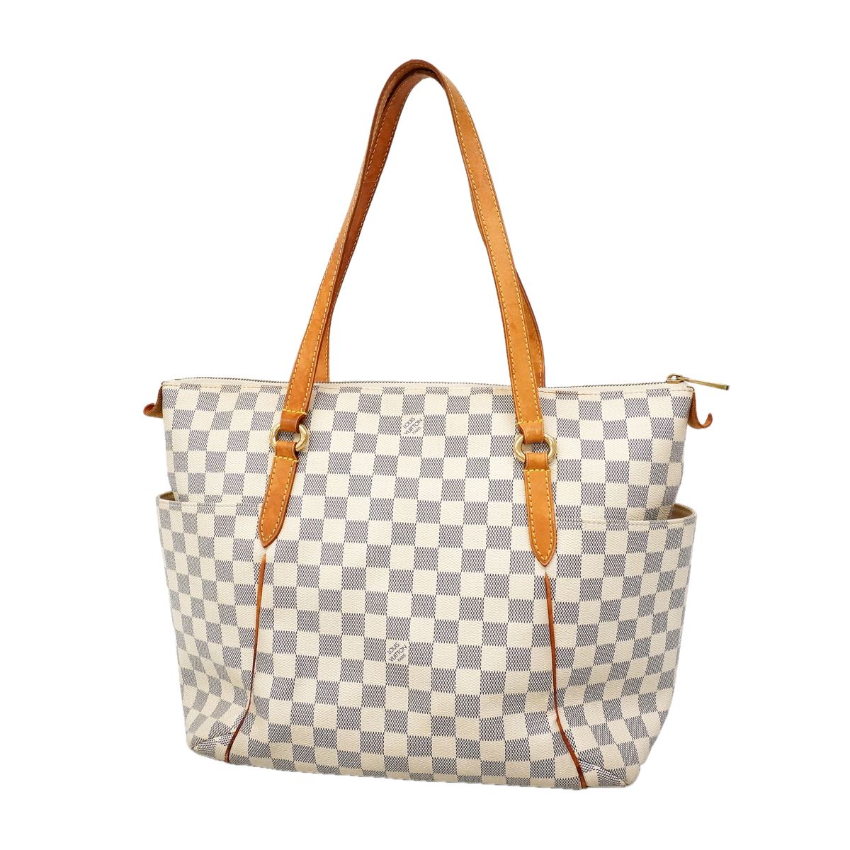 Louis Vuitton Tote Bag Damier Azur Totally MM White