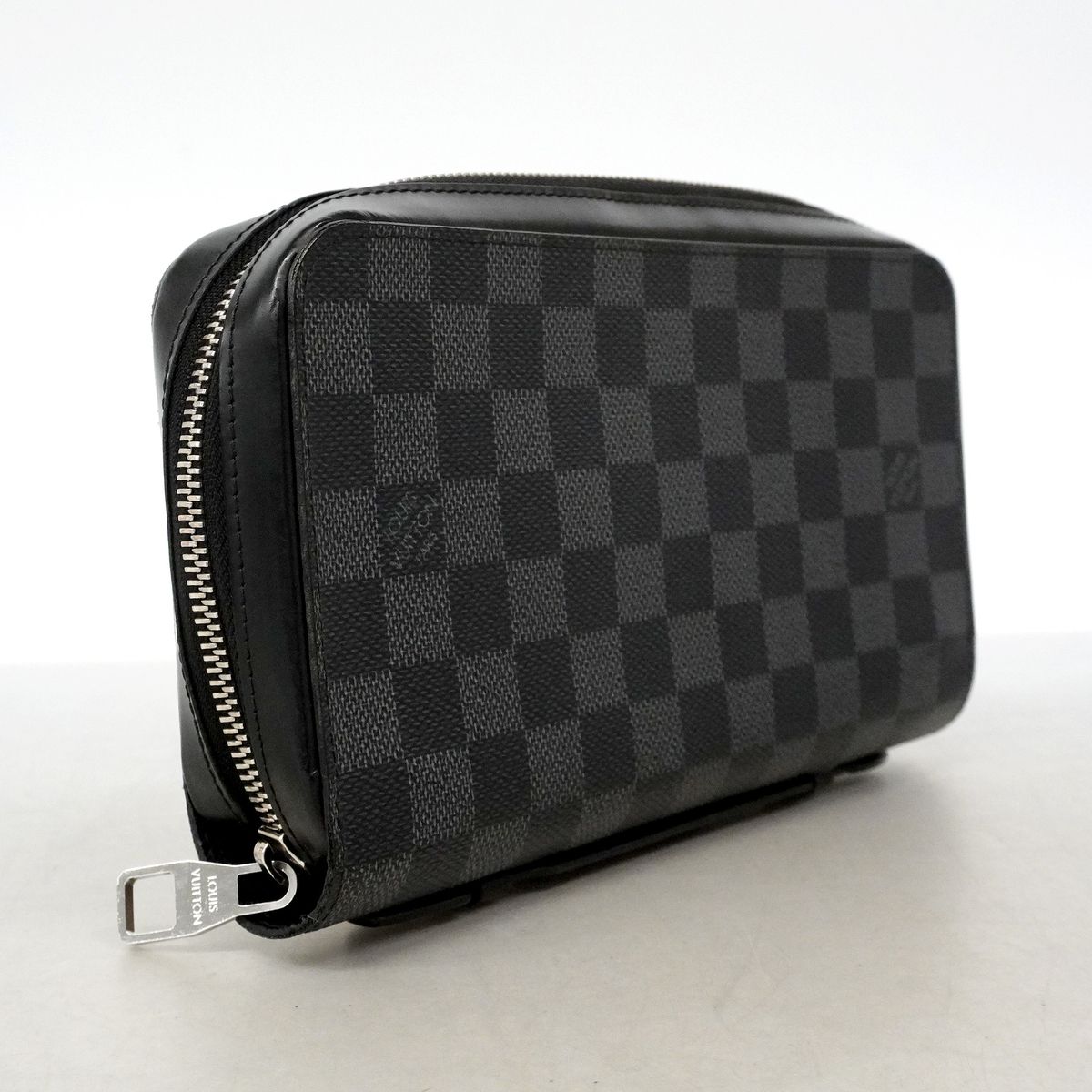 Louis Vuitton Wallet Damier Graphite Zippy XL Black — view 2