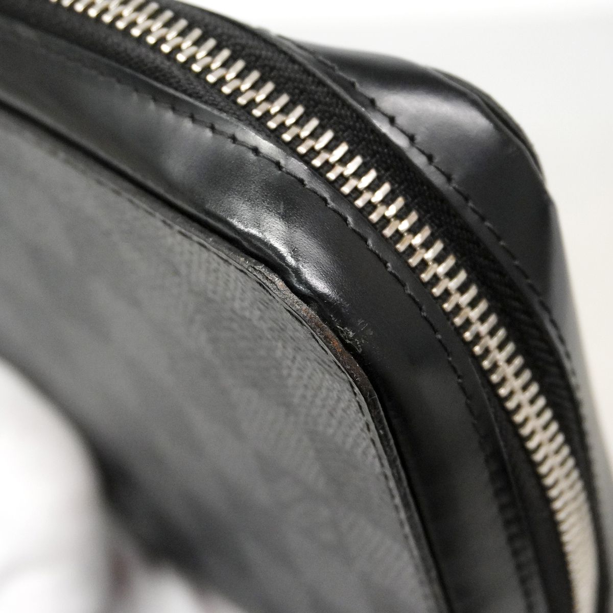 Louis Vuitton Wallet Damier Graphite Zippy XL Black — view 8