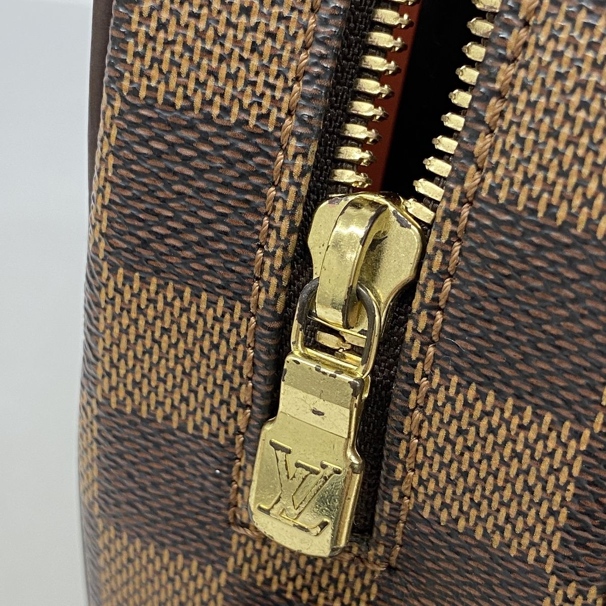 Louis Vuitton Shoulder Bag Damier Ipanema PM Ebene — view 6