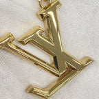 Louis Vuitton Key Holder Charm LV Facet Gold — view 3
