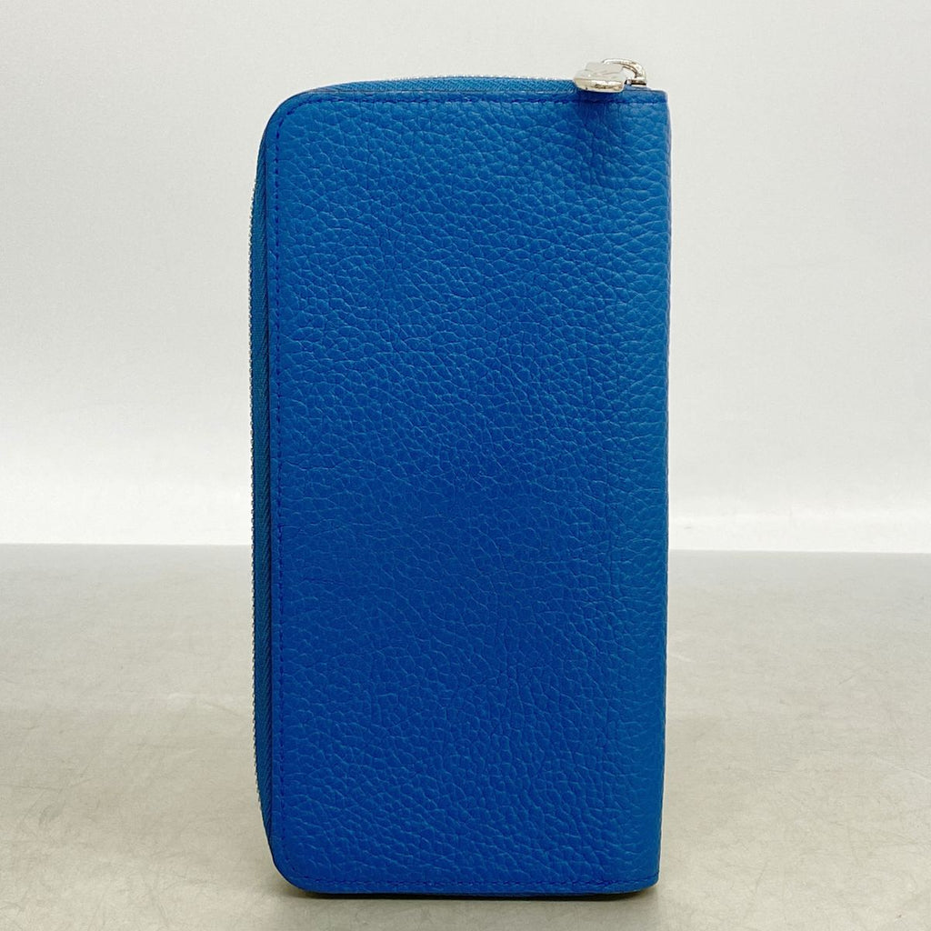 Louis Vuitton Wallet Taurillon Zippy Vertical Blue — view 7
