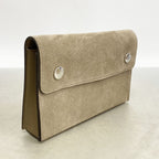 Hermes Shoulder Bag Nappe-to-Go Grizzly Etoupe Silver — view 2