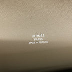 Hermes Shoulder Bag Nappe-to-Go Grizzly Etoupe Silver — view 5