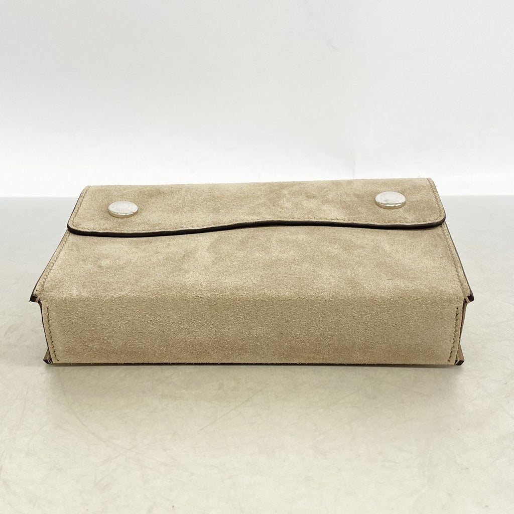 Hermes Shoulder Bag Nappe-to-Go Grizzly Etoupe Silver — view 3