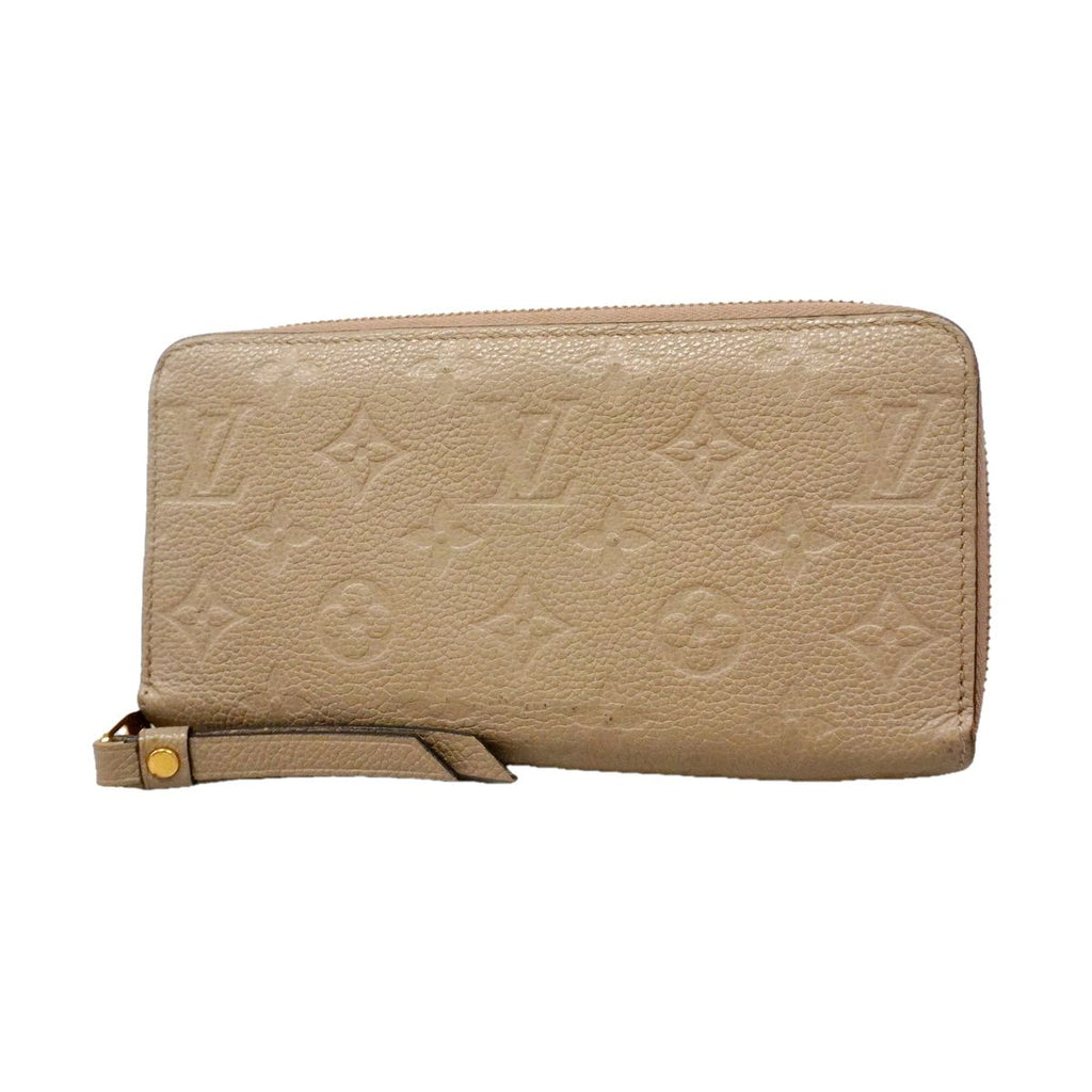 Louis Vuitton Wallet Monogram Empreinte Zippy Tourterelle