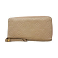 Louis Vuitton Wallet Monogram Empreinte Zippy Tourterelle