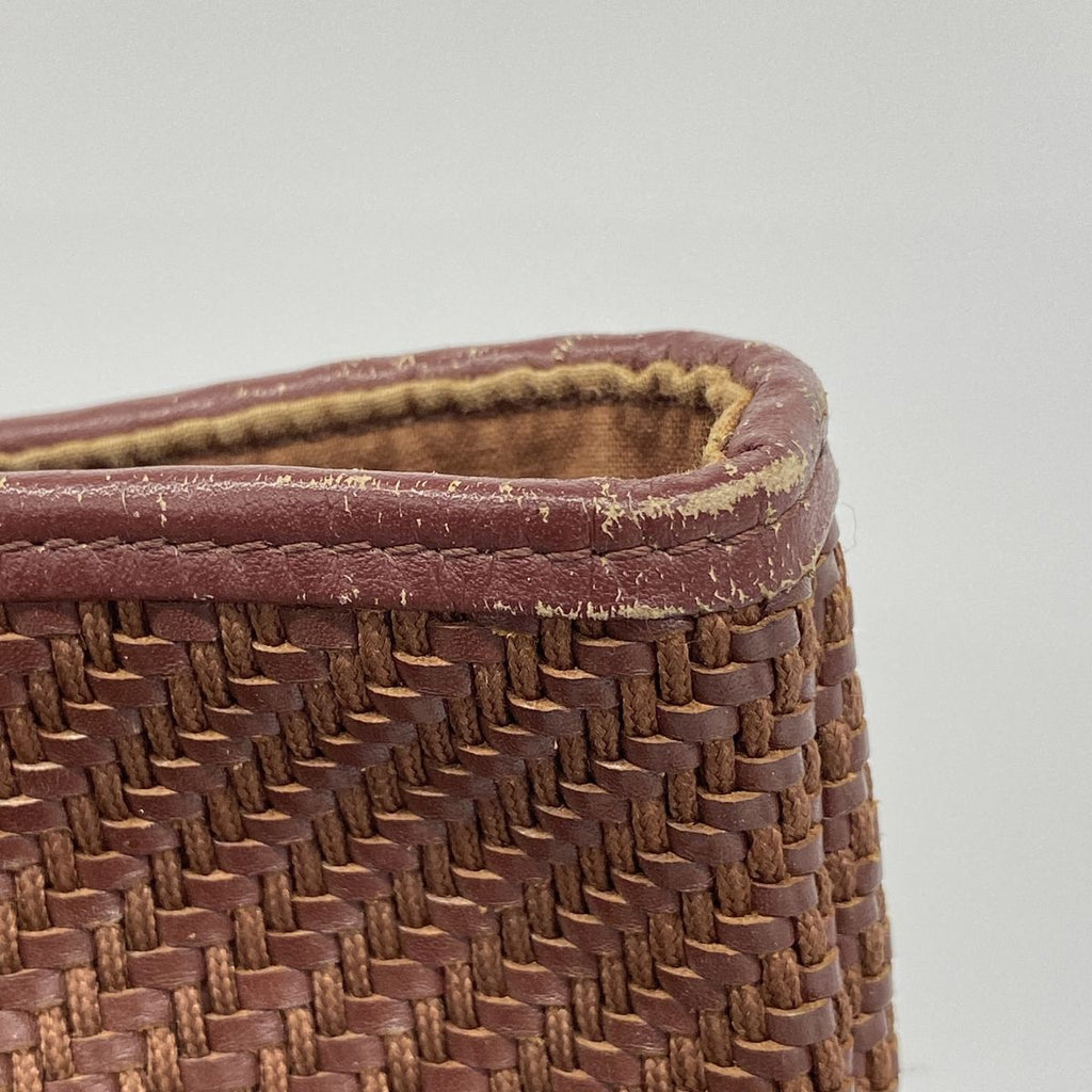 Hermes Tote Bag Amedabadiago Leather Brown Silver — view 6