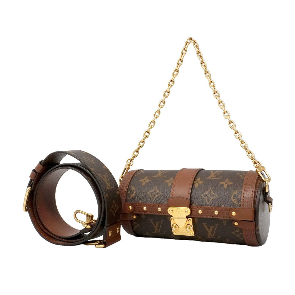 Louis Vuitton Handbag Monogram Papillon Trunk Brown 2-Way Bag