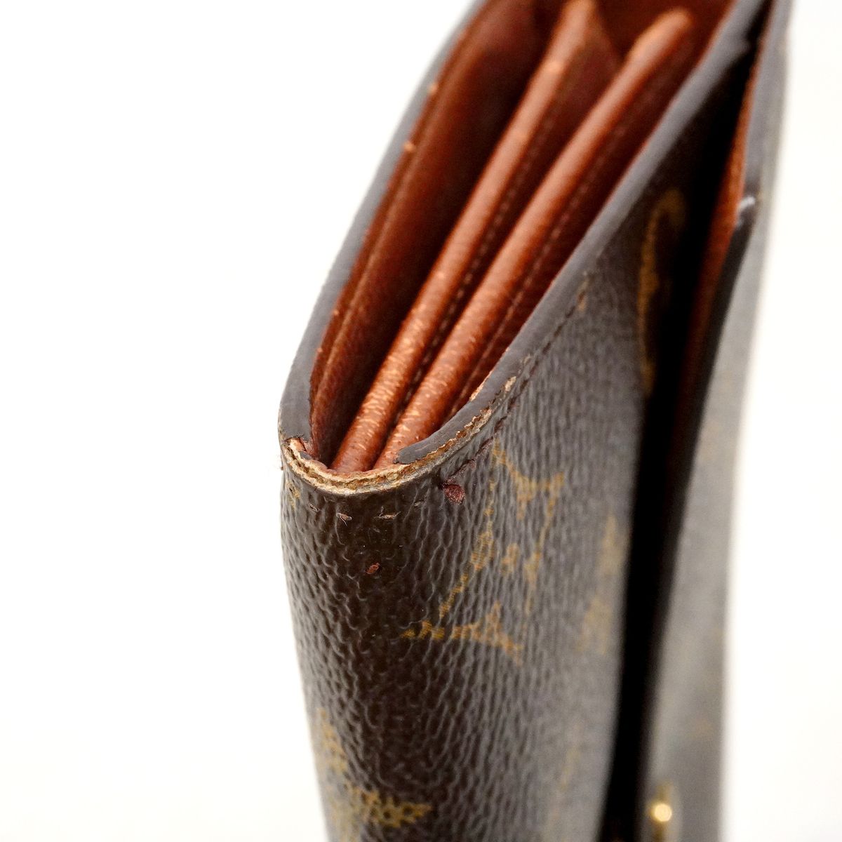 Louis Vuitton Wallet Monogram Portefeuille Monnaie Credit Brown — view 6