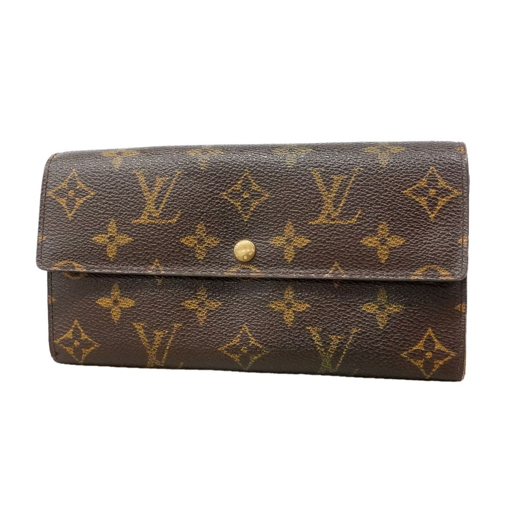 Louis Vuitton Wallet Monogram Portefeuille Monnaie Credit Brown