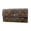 Louis Vuitton Wallet Monogram Portefeuille Monnaie Credit Brown