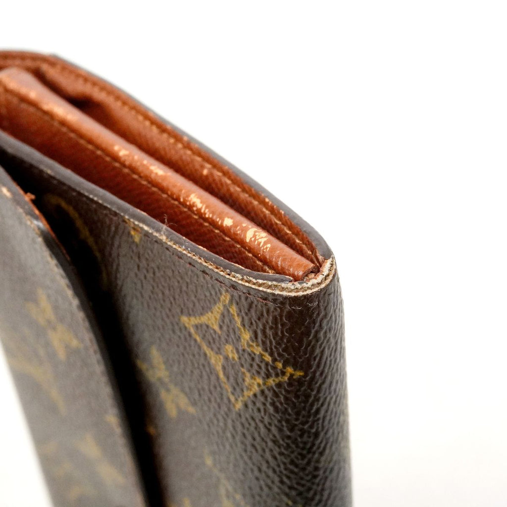 Louis Vuitton Wallet Monogram Portefeuille Monnaie Credit Brown — view 7