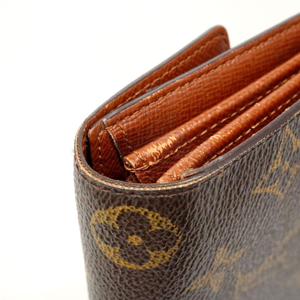 Louis Vuitton Wallet Monogram Portefeuille Monnaie Credit Brown — view 8