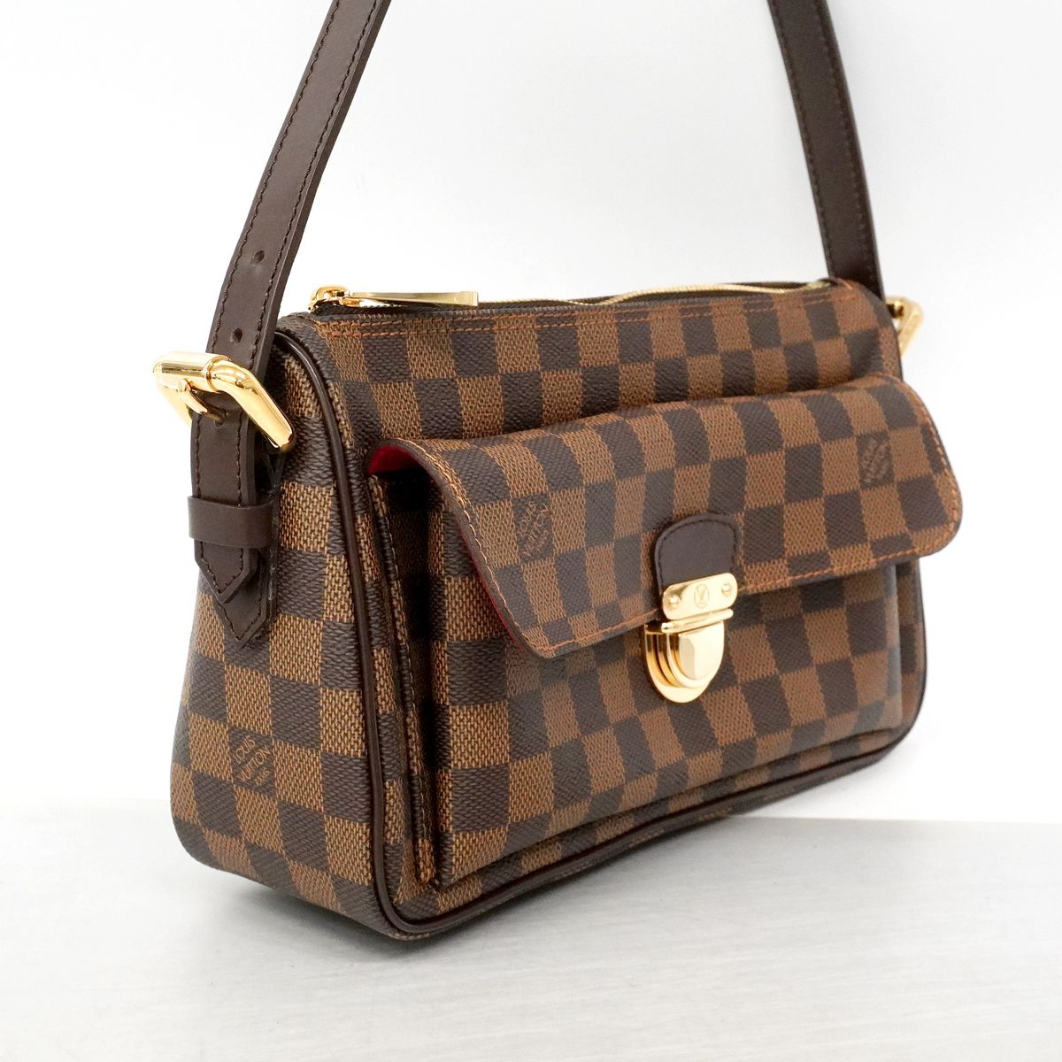 Louis Vuitton Shoulder Bag Damier Ravello GM Ebene — view 2