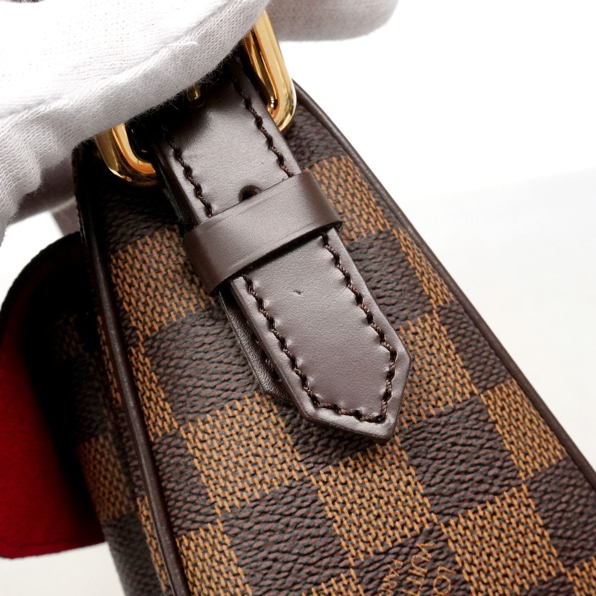 Louis Vuitton Shoulder Bag Damier Ravello GM Ebene — view 7