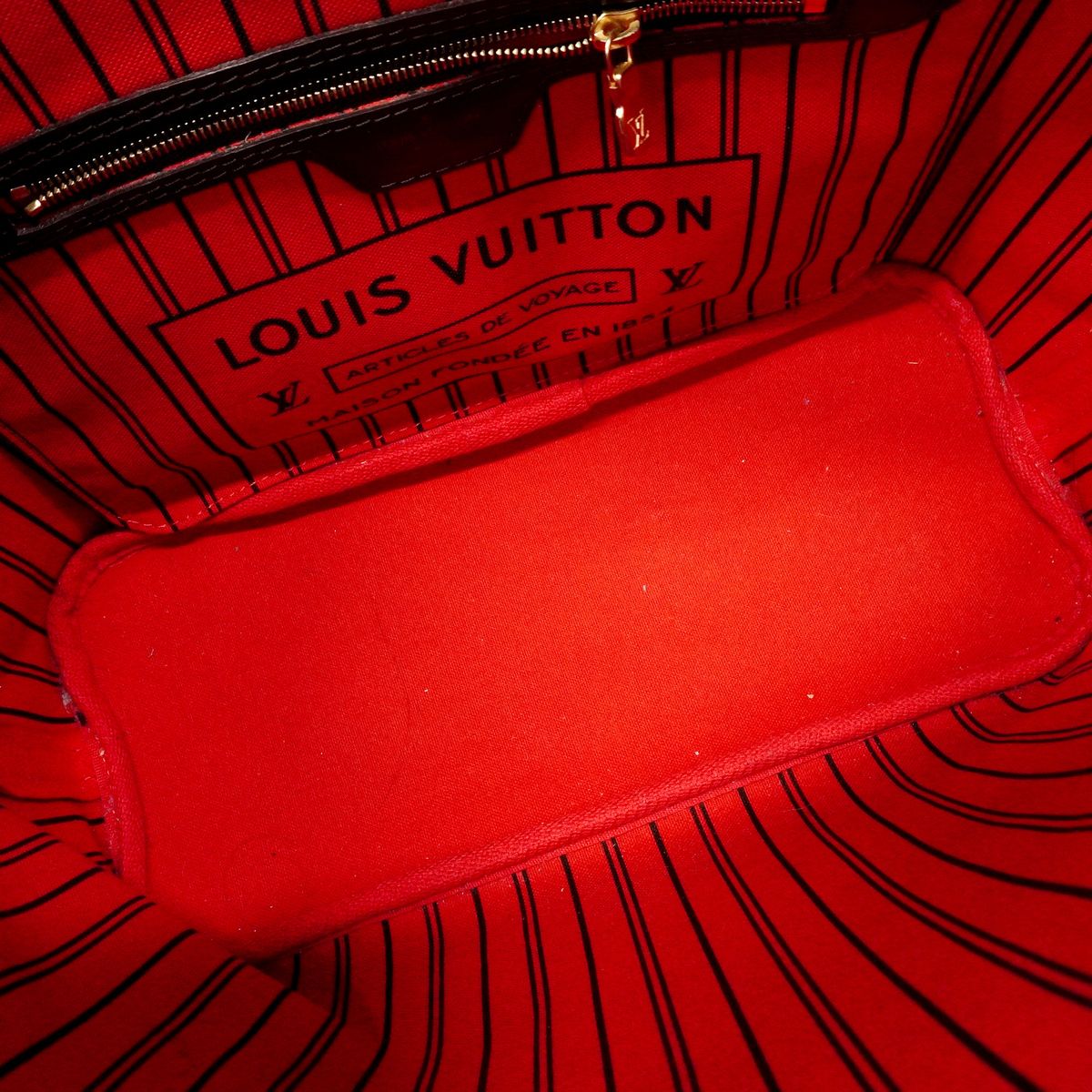 Louis Vuitton Tote Bag Damier Neverfull PM Ebene — view 4