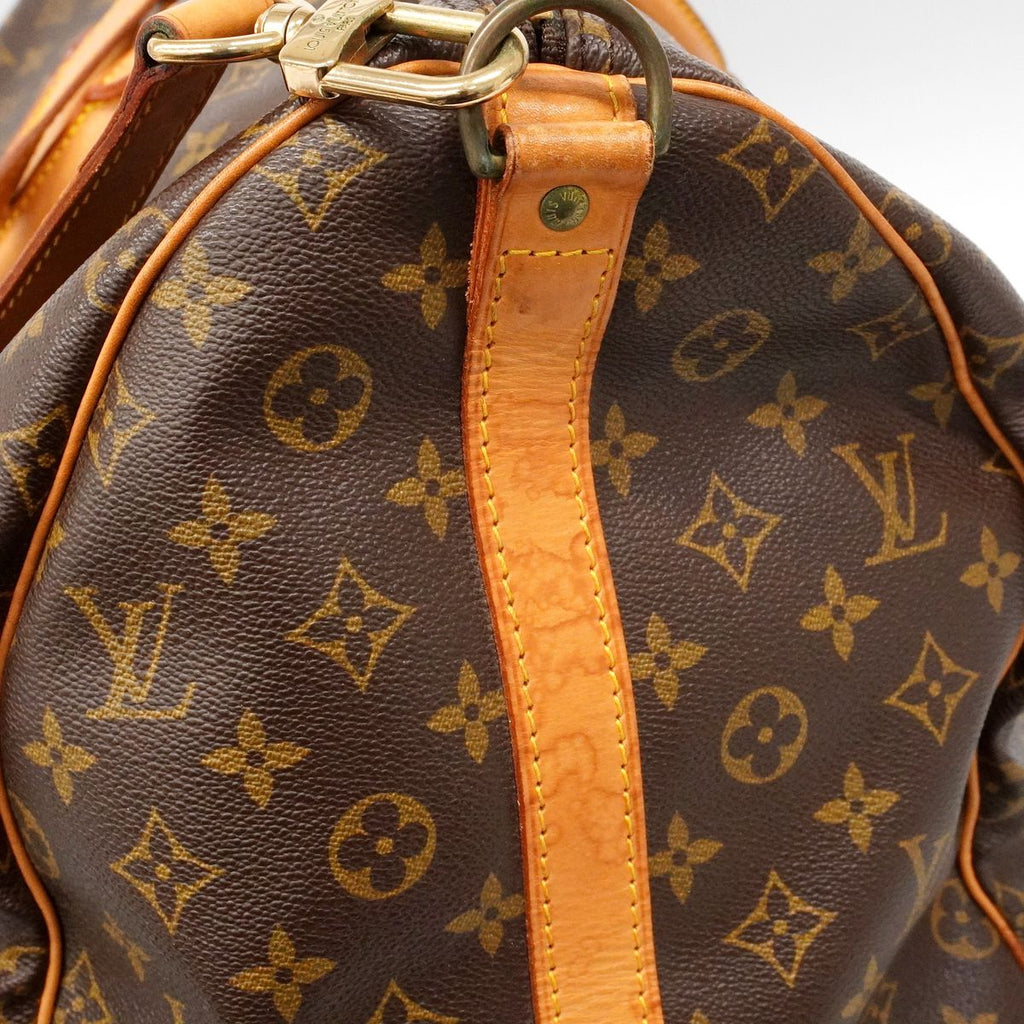 Louis Vuitton Boston Bag Monogram Keepall Bandouliere 55 Brown — view 8