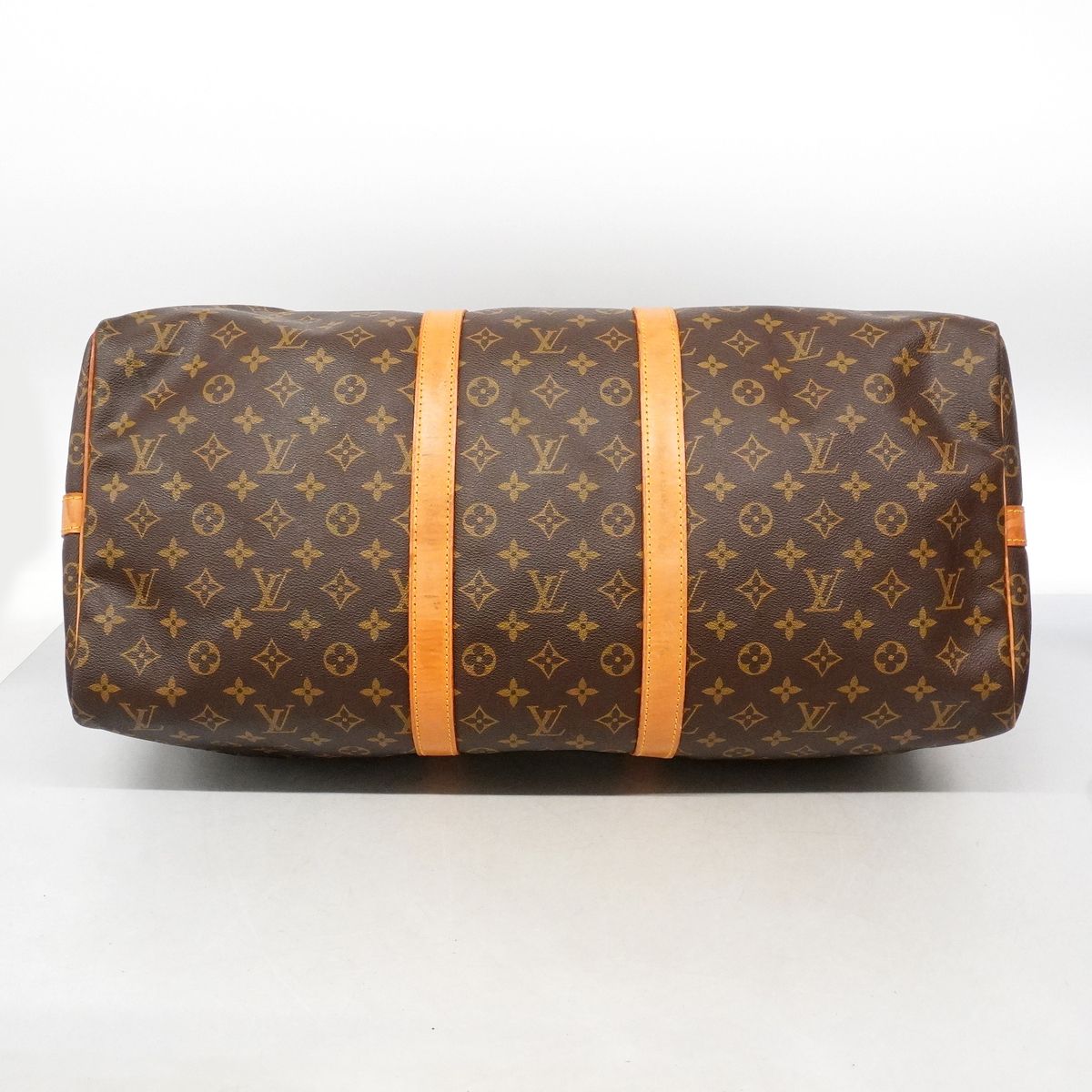 Louis Vuitton Boston Bag Monogram Keepall Bandouliere 55 Brown — view 3