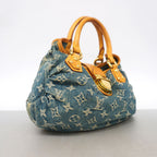 Louis Vuitton Handbag Monogram Denim Pleaty Blue — view 2