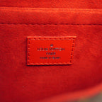 Louis Vuitton Shoulder Bag Monogram Saint Michel Brown Coquelicot — view 5
