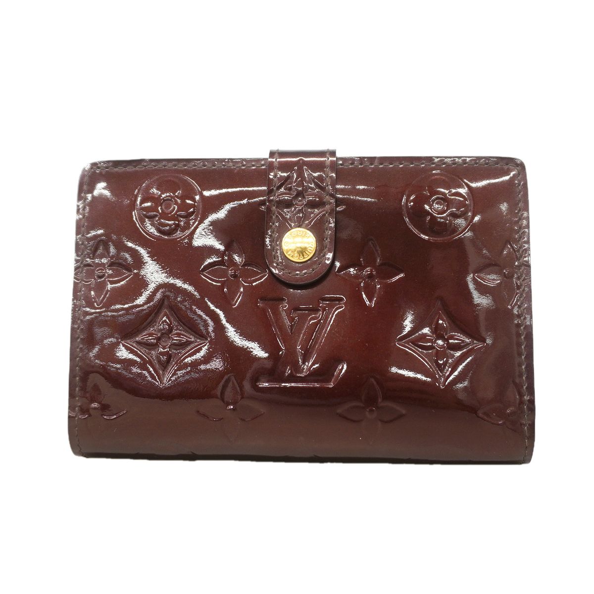 Louis Vuitton Wallet Vernis Portefeuille Viennois Amarante