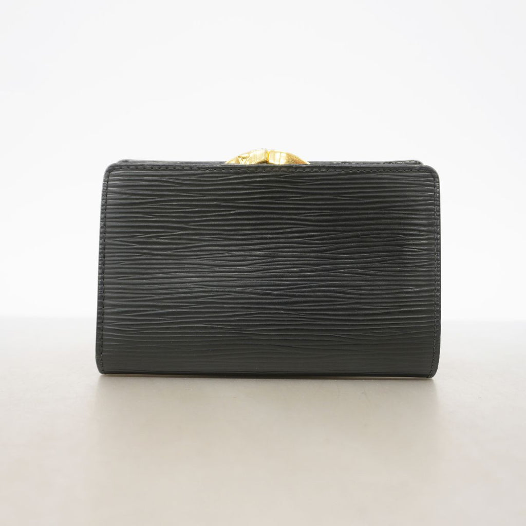 Louis Vuitton Wallet Epi Porte Monnaie Billets Viennois Noir — view 7