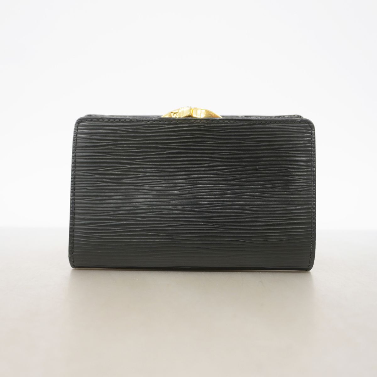 Louis Vuitton Wallet Epi Porte Monnaie Billets Viennois Noir — view 7