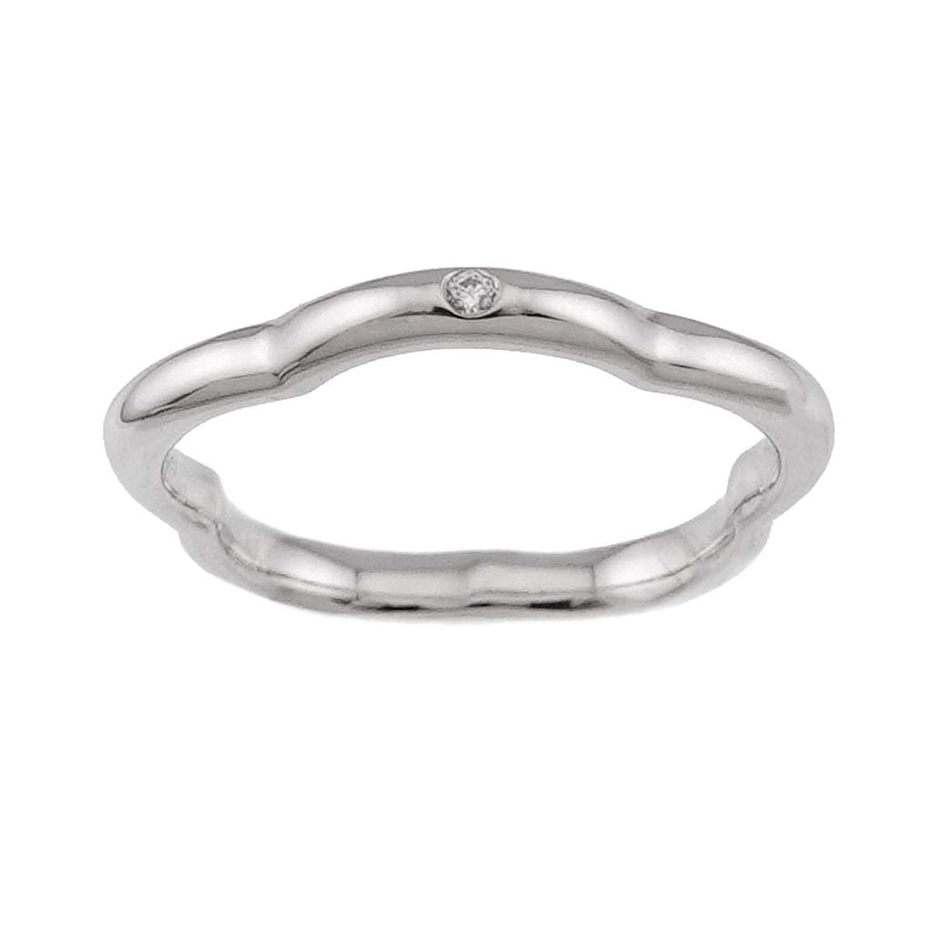 Chanel Camellia 47 Ring Diamond 18K White Gold 750 — view 2