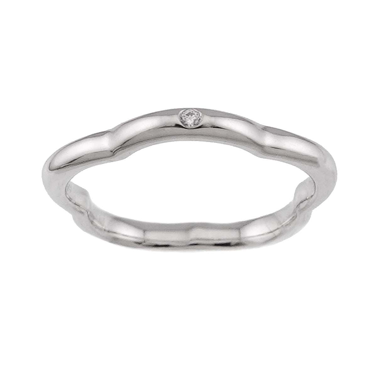 Chanel Camellia 47 Ring Diamond 18K White Gold 750 — view 2