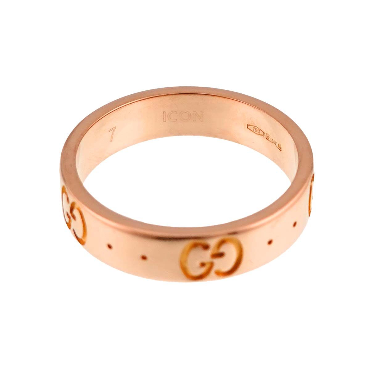 Gucci Icon Ring 18k Pink Gold 750 — view 4