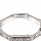 Gucci Link to Love Ring Diamond Platinum — view 3