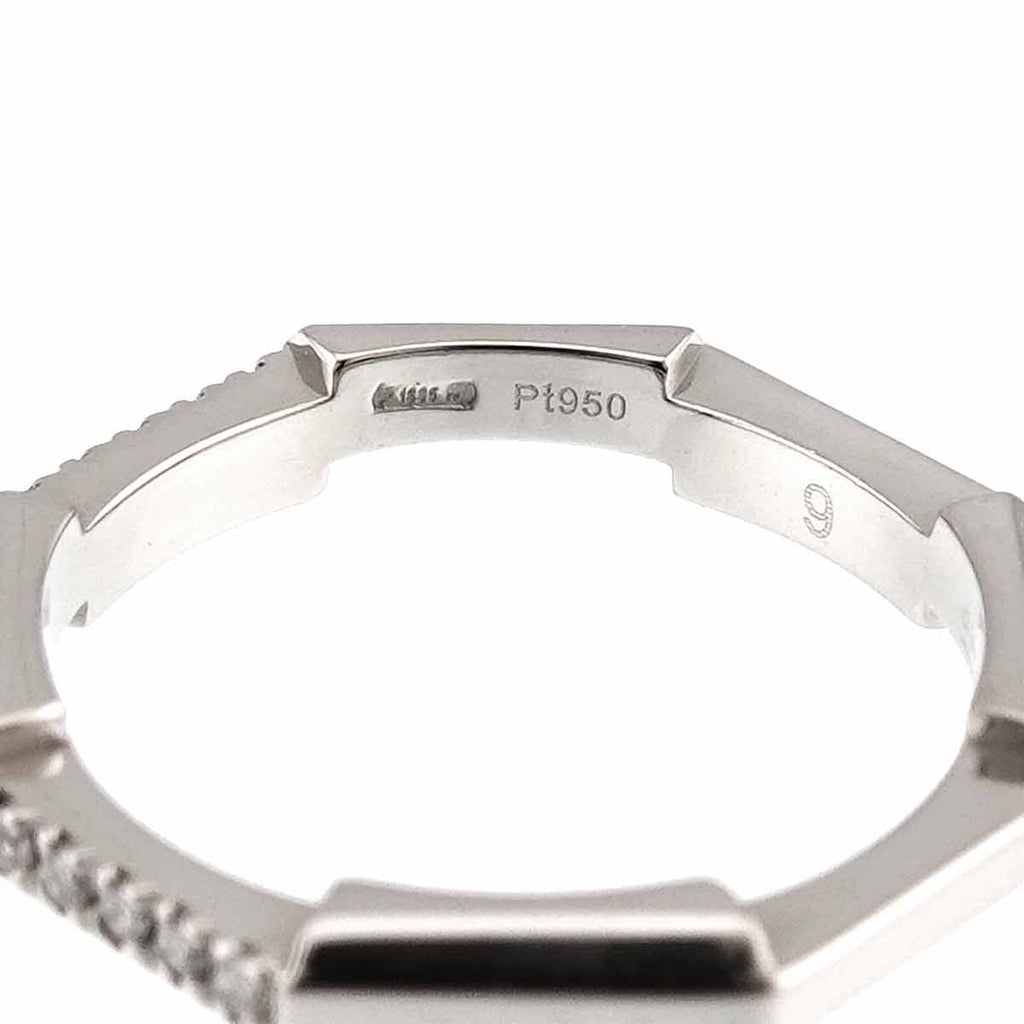 Gucci Link to Love Ring Diamond Platinum — view 4