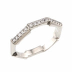 Gucci Link to Love Ring Diamond Platinum — view 5