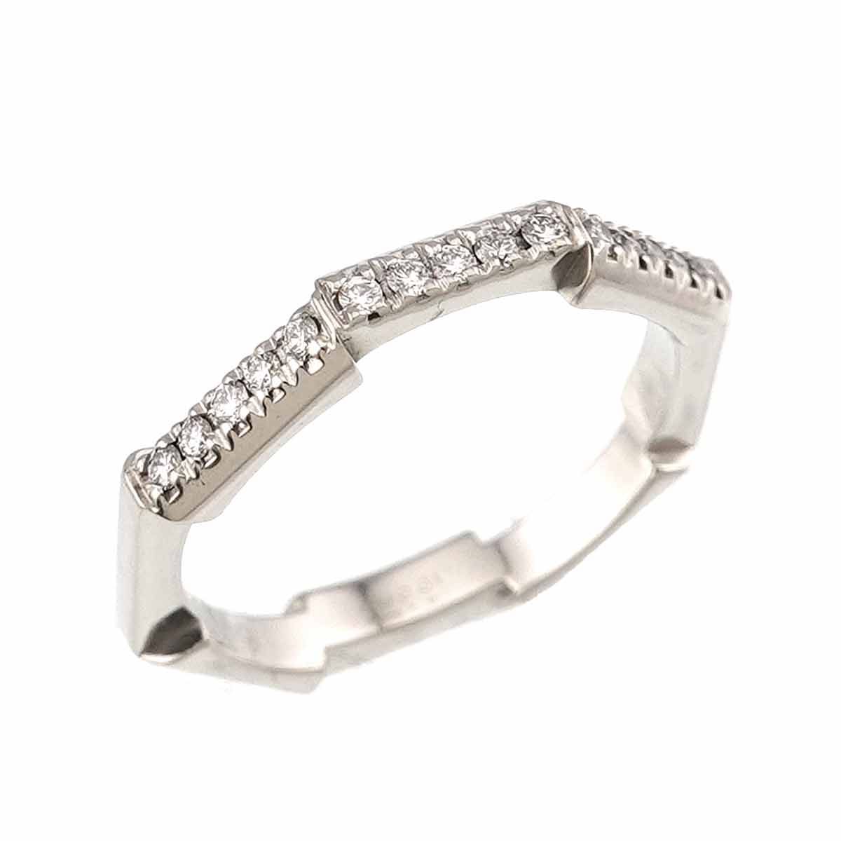 Gucci Link to Love Ring Diamond Platinum — view 5