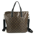 Louis Vuitton Tote Bag Kitan Monogram Macassar Canvas Brown — view 2