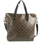 Louis Vuitton Tote Bag Kitan Monogram Macassar Canvas Brown — view 3