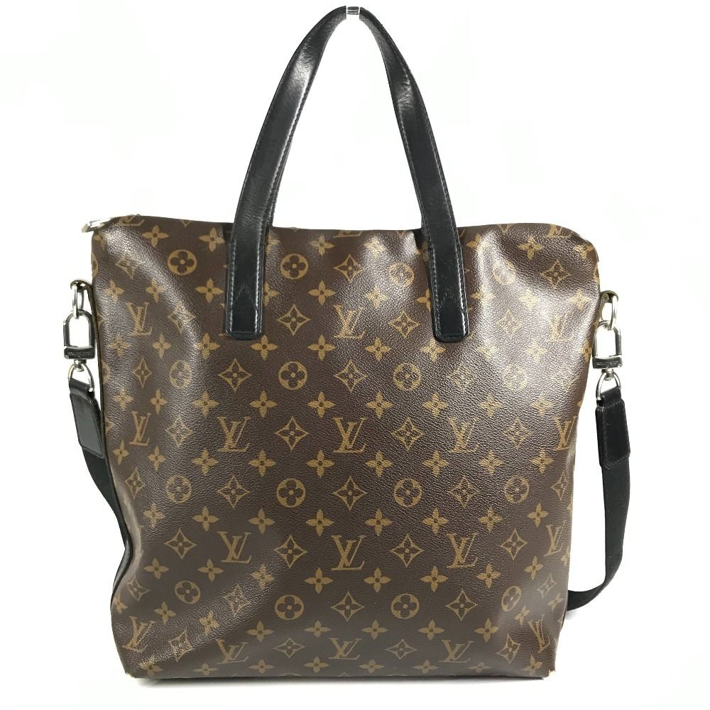 Louis Vuitton Tote Bag Kitan Monogram Macassar Canvas Brown — view 3
