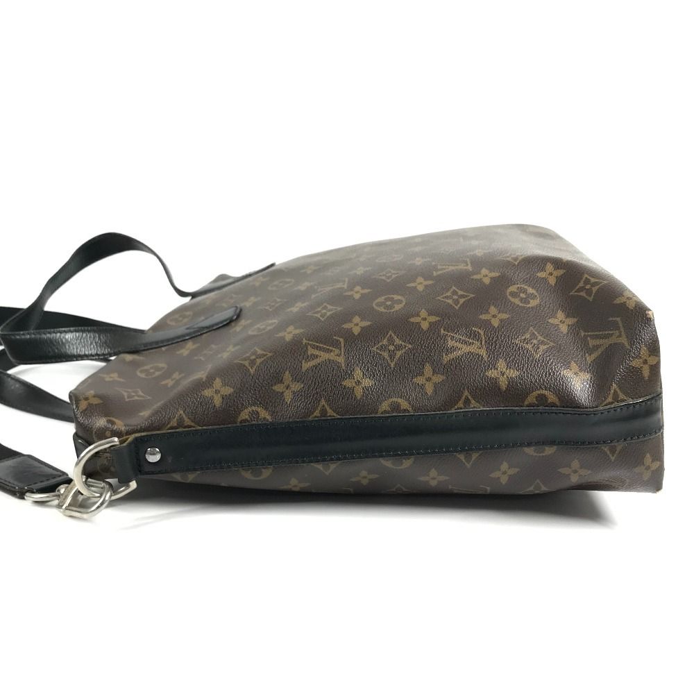 Louis Vuitton Tote Bag Kitan Monogram Macassar Canvas Brown — view 5