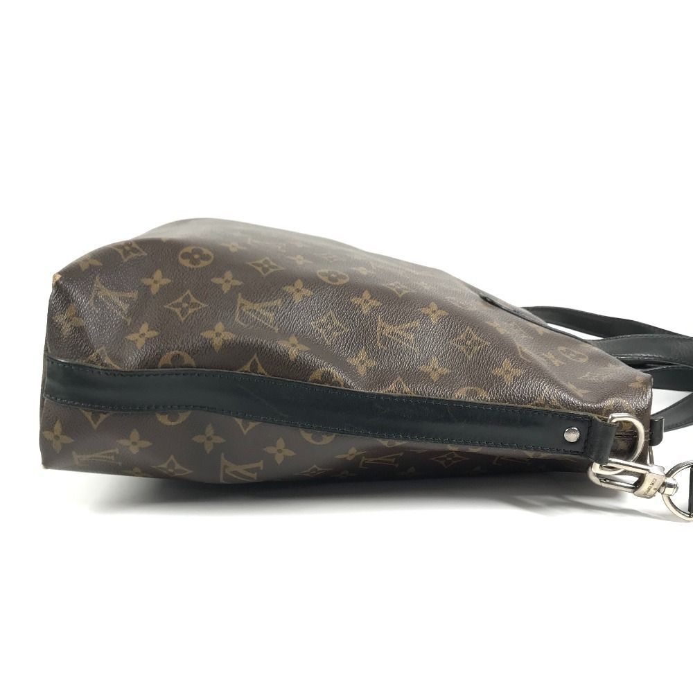Louis Vuitton Tote Bag Kitan Monogram Macassar Canvas Brown — view 4
