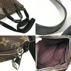 Louis Vuitton Tote Bag Kitan Monogram Macassar Canvas Brown — view 8